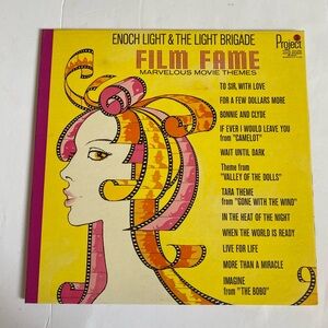 ENOCH LIGHT & THE LIGHT BRIGADE Film Fame Movie Themes Vintage Vinyl Record